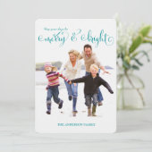 311 メリー & Bright Blue Holidayフォトカード シーズンカード (スタンド正面)