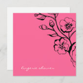 311-ラッシュピンクランジェリー 招待状 (正面/裏面)