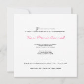 311-ラッシュピンクランジェリー 招待状 (裏面)