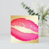 311 -ランジェリーキス|金ゴールド 招待状 (スタンド正面)