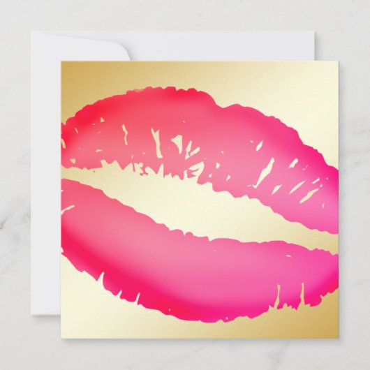 311 -ランジェリーキス|金ゴールド 招待状 (正面)