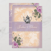 311 ヴィンテージ ティーパーティー ウェディング ビンゴ (正面/裏面)