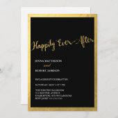 311 偽金箔 ハッピーエバーアフター 招待状 (正面/裏面)