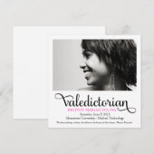 311 卒業式のスピーチにぴったりの名言 案内状 (正面/裏面)