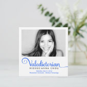 311 卒業式 電気青 最高位卒業生 案内状 (スタンド正面)