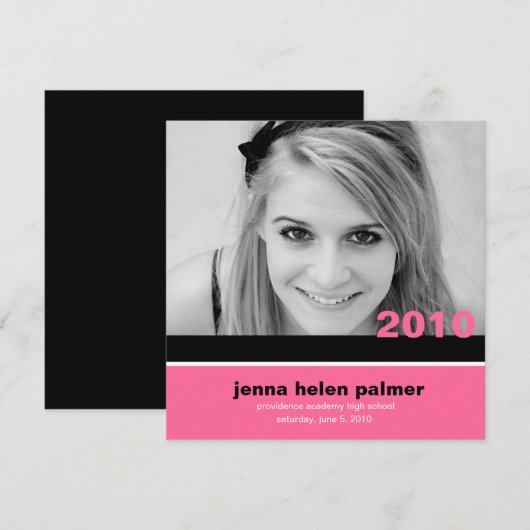 311 -卒業発表|招待状 招待状 (正面/裏面)