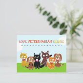 311 – 獣医アポイントメントポストカード ポストカード (スタンド正面)