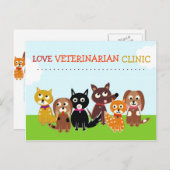 311 – 獣医アポイントメントポストカード ポストカード (正面/裏面)