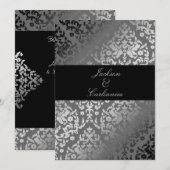 311-目が眩むダマスクグレーストーム招待状 招待状 (正面/裏面)