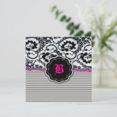 311-誘惑のレース - ホットピンク 招待状 (スタンド正面)