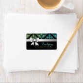 311 – 豪華なトルコ風ライムダマスクラベル ラベル (インサイチュ)