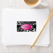 311 – 豪華なヒョウのラベル ラベル (インサイチュ)