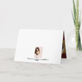 311 – 赤ゼブラストライプボーフォトクリスマスカード シーズンカード (裏面)