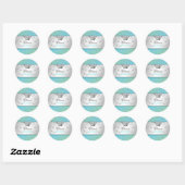 311 – 銀ディバイン | TurquoiseLimeシール ラウンドシール (シート)