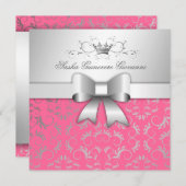 311-銀神弓|ルサシスピンクスイート16 招待状 (正面/裏面)