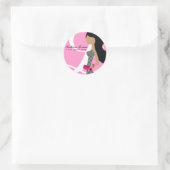 311 – 高ステッファッショニスタクポーピンク疑いなし ラウンドシール (バッグ)