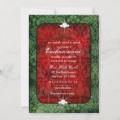 311-魅惑の赤と緑のダマスク 招待状 (裏面)