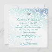 311 魅惑的なアクアティール招待状 招待状 (裏面)