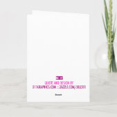 311 Bad Breath Mother's Day おもしろい Cat's Card カード (裏面)