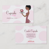 311 Carmellaカップケーキのかわいこちゃんの名刺 名刺 (正面/裏面)