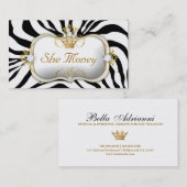 311 Ciao Bellaのシマウマ 名刺 (正面/裏面)