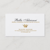 311 Ciao Bellaのシマウマ 名刺 (裏面)