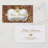 311 Ciao Bellaのヒョウ 名刺 (正面/裏面)