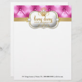 311 Ciao Bellaのピンクの房 レターヘッド (正面/裏面)