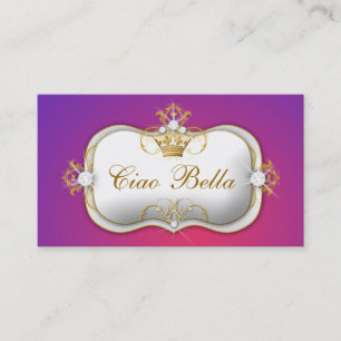311 Ciao Bellaの紫色は衰退します 名刺
