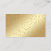 311 Ciao Bellaの金神のピンクの食器セット プレイスカード (裏面)