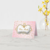 311 Ciao Bellaの金神のピンク カード (黄色い花)