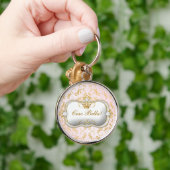 311 Ciao Bellaの金神のピンク キーホルダー (手)