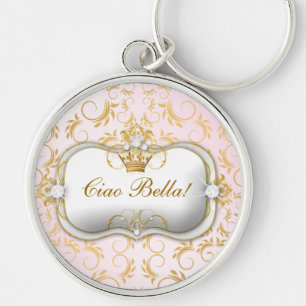 311 Ciao Bellaの金神のピンク キーホルダー