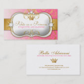 311 Ciao Bellaの金神のピンク 名刺 (正面/裏面)