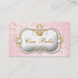 311 Ciao Bellaの金神のピンク 名刺