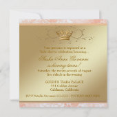 311 Ciao Bella "ピーチ＆クリーム" ヴィンテージ チック 招待状 (裏面)