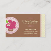 311 CUPPYCAKEのかわいこちゃんwの花の名刺 名刺 (裏面)