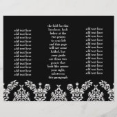 311 Dashing Damaskブラックパンフレット (裏面)