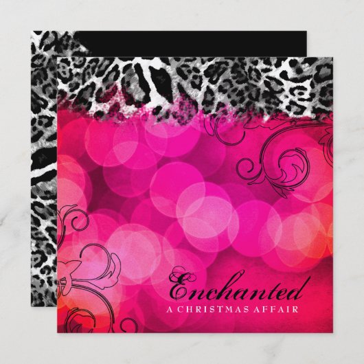 311 Dream in LIightsメタリック紙 招待状 (正面/裏面)