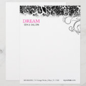 311 DreamPinkのヒョウ レターヘッド (正面/裏面)