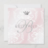 311 Enticinglyピンクの招待 招待状 (正面)