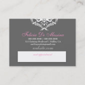 311-Enticinglyピンク-アポイントメントカード 予約カード (裏面)