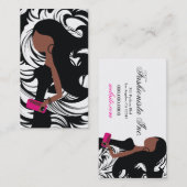 311-Fashionista民族の|物惜しみしないダマスク織 名刺 (正面/裏面)