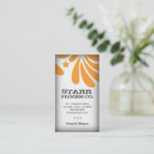 311 FRESHTASTICのオレンジ名刺 名刺 (スタンド正面)