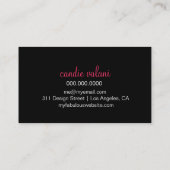 311 Hauteシェブロンパターン水 名刺 (裏面)