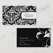 311-Julianna日のn夜ダマスク織 名刺 (正面/裏面)