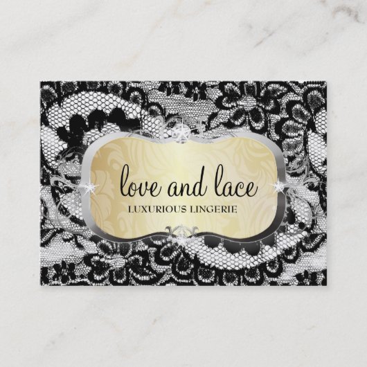 311 Lace de Luxe - Buttercreamの大皿 名刺 (正面)