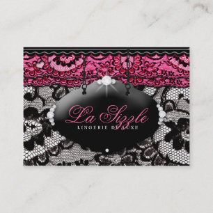 311 Lace de Luxe Pink 名刺