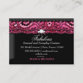 311 Lace de Luxe Pink 名刺 (裏面)