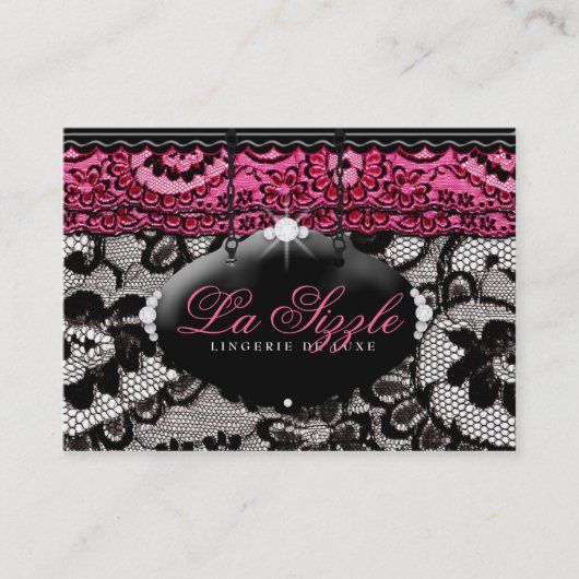 311 Lace de Luxe Pink 名刺 (正面)